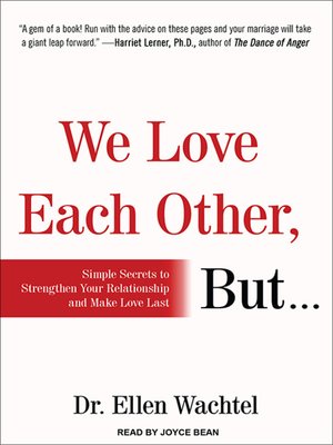 cover image of We Love Each Other, But . . .